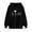 Black, variant on TSADFHJI Athletic Tops Women Tight Women Casual O-Neck Printed Loose Button Tunic Vblouse Tops M White