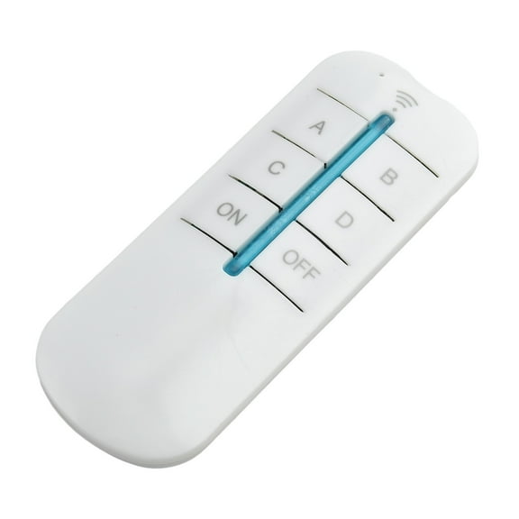 4 Ways Digital Wireless Wall Light Receiver Transmitter Remote Control Switch