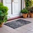 thumbnail image 6 of Addison Rugs Chantille Indoor/Outdoor Transitional Diamond Black Washable Rectangle Rug, 1'8" x 2'6", 6 of 6