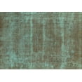 thumbnail image 1 of Ahgly Company Machine Washable Indoor Rectangle Oriental Turquoise Blue Industrial Area Rugs, 3' x 5', 1 of 4