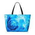 thumbnail image 2 of Fotbe Blue Shell Bolsa de Viaje para Playa - Resistente al Agua, Bolsa Tote de Gran Capacidad y Ligera con 7 Bolsillos para Mujeres y Hombres, 2 of 7