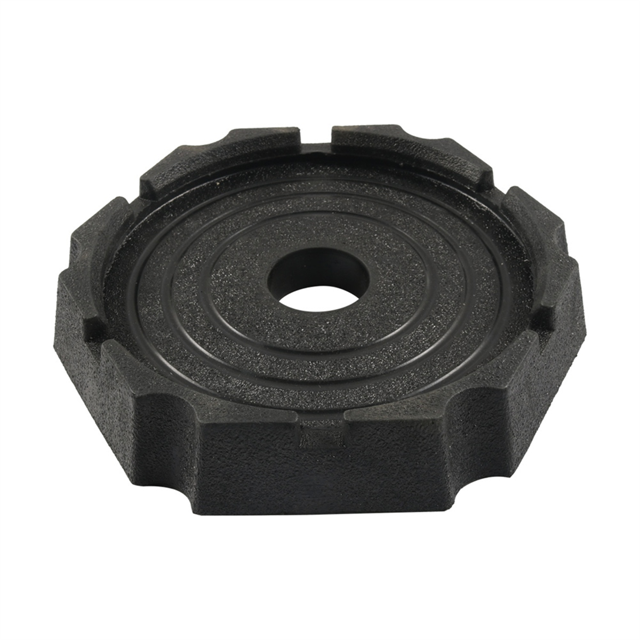 Patin de Nivellement pour Pied de Cric Rond RV Stabilisateur Permanent RV Tapis de Nivellement RV, 1 * Patin de Nivellement RV, Noir