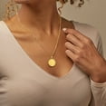 thumbnail image 3 of Saint Benedict Necklace for Women Men 18K Gold Plated San Benito Pendant Chain Religious Jewelry, 3 of 8