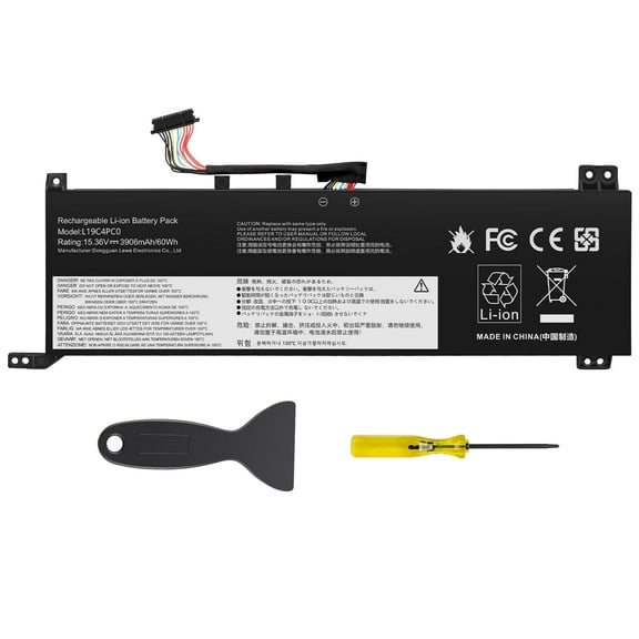 L19M4PC0 L19C4PC0 Laptop Battery Replacement for Lenovo Legion 5P-15IMH05 Legion 5-15IMH05 5-15ARH05 Series 5B10W86194 5B10W86195 5B10W86196 L19C4PC1 L19M4PC1 15.36V 60Wh