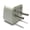 White, variant on Seven Star Universal Travel Plug Adapters For Europe & Asia (1 Pack, For Europe & Asia - 2 Round Pins - Type C)