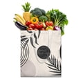 thumbnail image 1 of Geometric Bohemian Canvas Tote – Colorful Reusable Shopping Handbag, 1 of 6