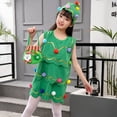 thumbnail image 2 of JLMSPLWG Christmas Baby Girl Dress Girls Christmas Dress Size 8 Big Girl Christmas Shapewear Dress Toddler Girls Thanksgiving Outfits Newborn Outfit, Green 3-4 Years, 2 of 9
