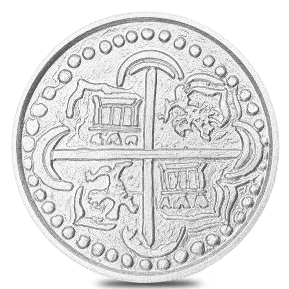 2 oz Elemetal Shipwreck Atocha Silver Round .999 Fine