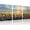 Golden Beach Wildflower, variant on 3 Panels Beach Pictures Wall Art Beach Canvas Wall Art Beach Wall Art Beach Art Picture Print on Canvas Wall Art Beach Sea Pictures for Wall for Home Decor Ready to Hang 12x16inchx3