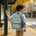 thumbnail image 6 of Chihuahua and Dog Paw Print Green 17" School Backpacks for Teens,Waterproof Oxford Fabric,S-Shape Padded Straps for School,Travel,Hiking,Camping, 6 of 6