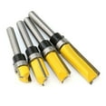 thumbnail image 3 of Lefu Pattern Bit Industrial 1/4inch Shank Top Bearing Flush Trim Pattern Router Bits, 3 of 7