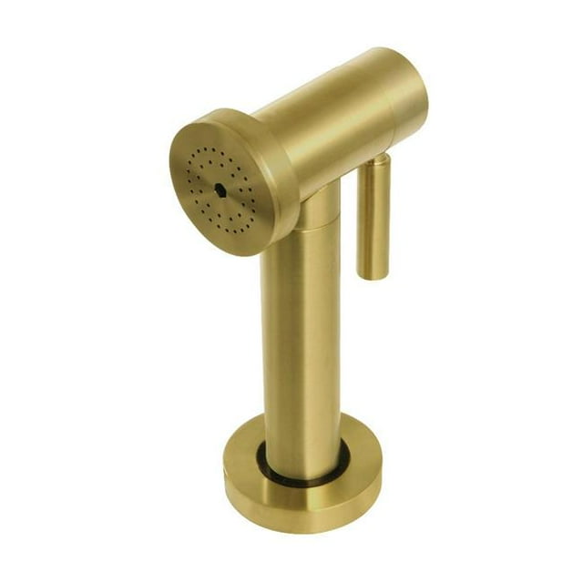 Kingston Brass KSSPR7 Brass Kitchen Side Sprayer, Brushed Brass