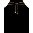 thumbnail image 3 of Believe by Brilliance Women's Wildflower Double Necklace Set in 14KT Gold Flash Brass, 3 of 6