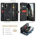 thumbnail image 4 of CaseMe Leather Case for Samsung Galaxy A56,2 in 1 Detachable Wallet Case with 8-Card Holder Zipper Bills Slot,Magnetic Shockproof Flip Leather Cover Zipper Pocket Phone Cases,Black,For Galaxy A56, 4 of 9