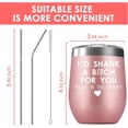thumbnail image 2 of Best Friend, Friendship Gifts for Women, Birthday Gifts for Friends, Sister, Funny Valentines, Galentines Day Gifts for Women, BFF, Bestie - 12 oz Wine Tumbler, 2 of 6