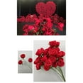 thumbnail image 6 of Nanoei Artificial Rose Bouquet, Realistic Fake Roses for Wedding Valentine'S Day, Home Table Decoration Centerpiece in Vase Hot Pink2, 6 of 8