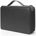 thumbnail image 1 of GHSDFBB Deluxe PU Leather Pencil Case with Zipper Closure, Black, 200 Count, 1 of 6