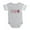 Heather Gray, variant on CafePress - Eat Sleep Volleyball - Cute Infant Baby Football Bodysuit