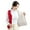 Red, variant on AOMPMSDX Women's Outerwear Vests Women's Autumn And Winter Sleeveless Thickened Warm Button Vest Cotton Jacket Women's Short Lamb Plush Thickened Vest XXL White