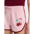 thumbnail image 4 of Betty Boop Women's Graphic Fleece Dolphin Shorts, Sizes XXS-XXL, 4 of 5