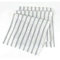 thumbnail image 5 of Fennco Styles Modern Striped Linen Blend Table Runner 16" W x 108" L - Indigo Woven Table Cover for Home Décor, Dining Table, Banquets, Family Gathering and Special Events, 5 of 5