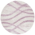 thumbnail image 3 of Safavieh Adirondack Isidor Geometric Swirls Area Rug, Cream/Purple, 4' x 4' Round, 3 of 12
