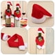 thumbnail image 4 of EeaseMX juegos de mini bufandas y sombreros para botellas de vino, adornos navideños para botellas de vino y decoraciones para vino., 4 of 7