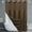Brown, variant on Ivory Long Hotel Shower Curtain with Detachable Liner - 230GSM Waffle Texture, Hotel Grade, Spa Quality Bath Curtain, 71" W x 86" H