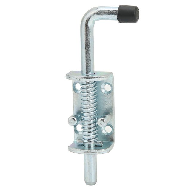 Loquet à ressort en acier au carbone galvanisé pour porte de coffre, conteneur, armoire, camping-car, 12 x 171 mm