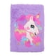 thumbnail image 1 of Bloc de notas con estampado de unicornios, cuaderno con cubierta de felpa, diario decorativo, álbum de recortes, papelería, 1 of 8