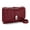 Burgundy, variant on Montana West Quilted Crossbody Bag for Women Small Clutch Purse with Silver Chain, Black