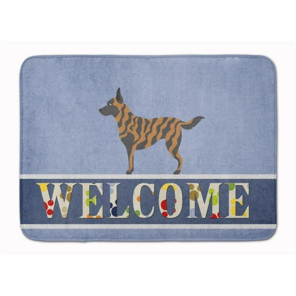 Carolines Treasures BB8300RUG Dutch Shepherd Welcome Machine Washable Memory Foam Mat