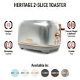 thumbnail image 6 of HADEN Heritage 2-Slice Wide Slot Toaster with Removable Crumb Tray, Browning Control, Cancel, Bagel and Defrost Settings, 6 of 10