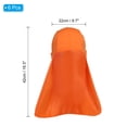 thumbnail image 2 of Uxcell Sun Shade Hat Neck Shade, 6 Pack Cooling Skull Cap Fishing Hats for Hiking, Orange, 2 of 6