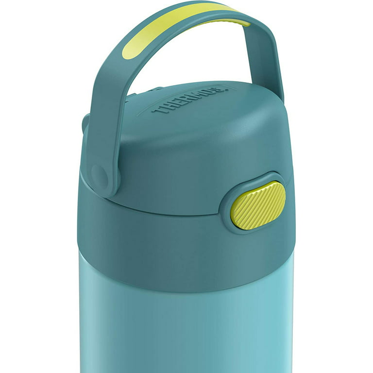 THERMOS FUNTAINER STRAW BOTTLE -- BLUE/GREEN