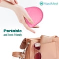 thumbnail image 3 of Dental Grade Trapezoid Denture Bath Case by VASTMED | Denture Cleaner Cup for Artificial Teeth & Aligners | Mouth Guard, Night Guard, Gum Shields, Retainer for Travel, Home Office, 3 of 8
