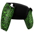 thumbnail image 4 of eXtremeRate Textured Green Non-Slip Back Housing Bottom Shell Replacement Back Shell for ps5 Controller BDM-010/020/030/040, 4 of 5