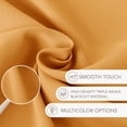 thumbnail image 6 of Deconovo Orange Flame Blackout Curtains for Living Room - Rod Pocket and Back Tab Window Drapes (42"x63", 2 Panels), 6 of 6