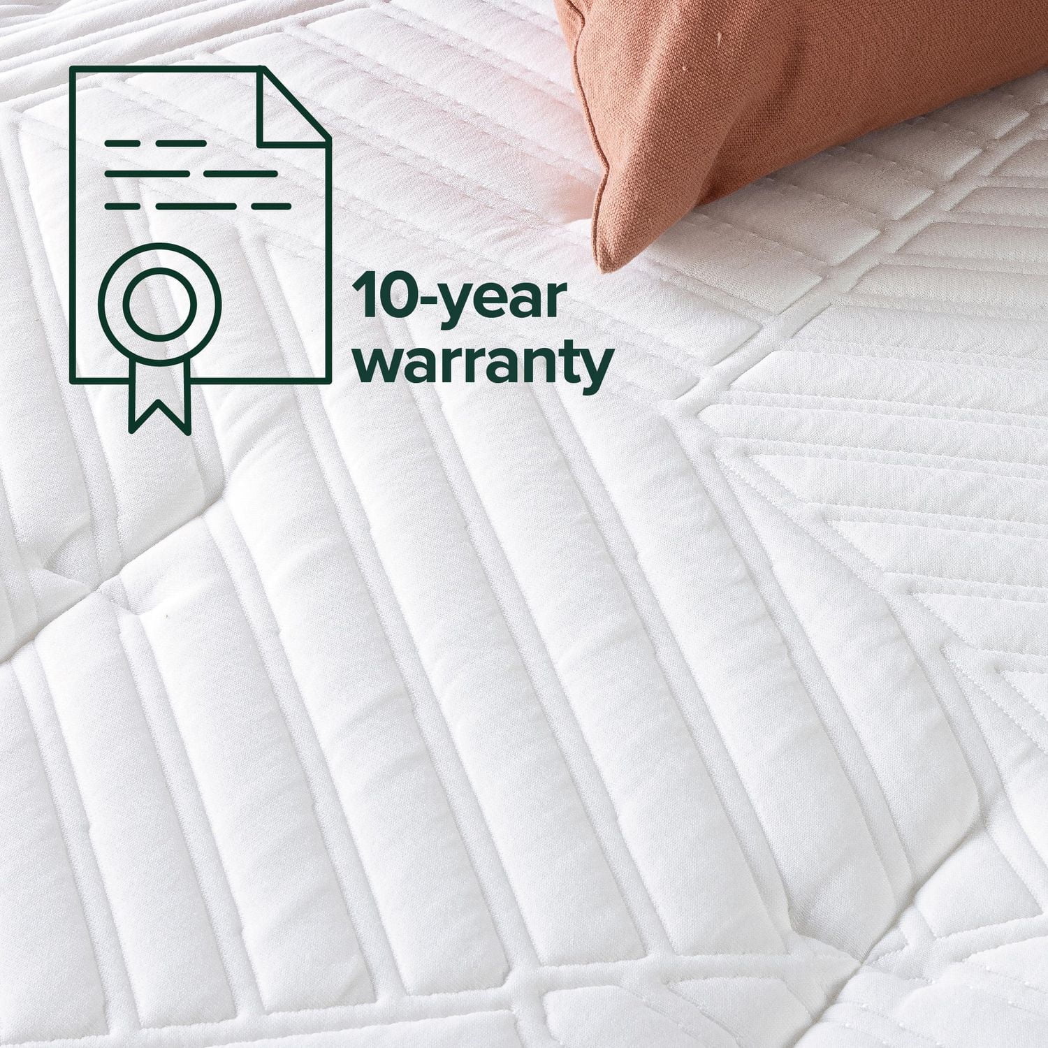 Zinus Spa Sensations 10 inch Charcoal and Copper Hybrid Memory Foam and Spring Mattress