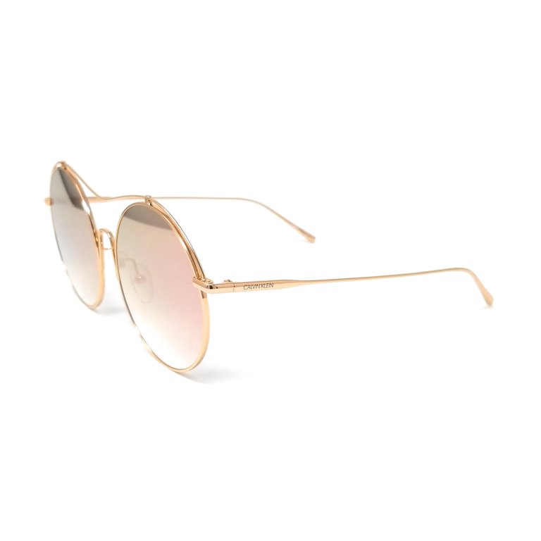 CALVIN KLEIN Sunglasses CK2161S 717 Shiny Rose Gold Round  display picture 2