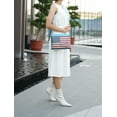 thumbnail image 6 of MKF Collection Madeline Womens Crossbody Bag American Patriotic Vegan Leather Shoulder Bag USA Flag Pink Handbags Purse by Mia K, 6 of 7