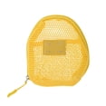 thumbnail image 1 of Bolsas de maquillaje de malla de mano únicas 1 Pc poliéster amarillo 4.92in, 1 of 5