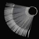thumbnail image 5 of 50 pcs Fake Nail Art Tips Salon Practice Nail Polish Color Card Display Board Transparent, 5 of 5
