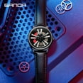 thumbnail image 6 of SANDA 2022 New Luxury Men Watches Fashion Rotate Dials Quartz Wristwatch For Male Clock 30M Waterproof Relogio Masculino P1111, 6 of 6