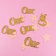 thumbnail image 2 of EeaseMX Confeti de mesa con forma de estrella rosa y una sola forma, papel brillante, adornos de lentejuelas para cumpleaños, para fiesta de primer cumpleaños (aproximadamente 100 unidades), 2 of 7