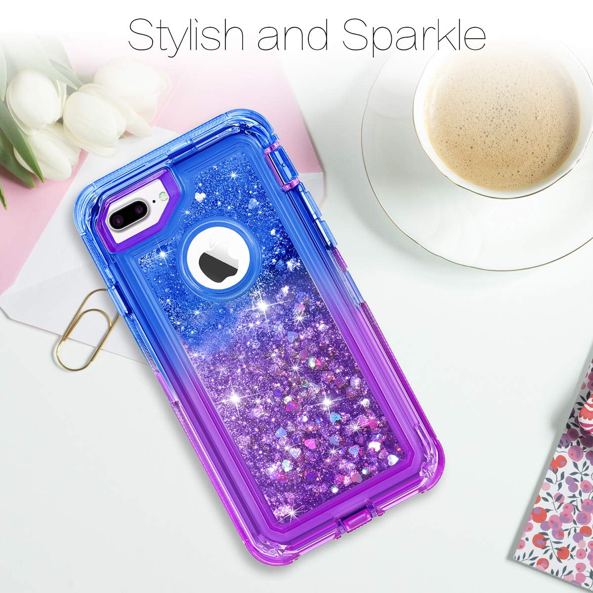 Case Modes Plus iPhone iPhone 6/6S Plus Plus / for 7 Silicone 8 Sparkling Wireless iPhone Apple / Cover -
