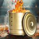 thumbnail image 1 of Incinerador de barril, cubo para quemar, jaula para quemar, multifuncional, tradicional Oro S, 1 of 8