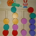 thumbnail image 2 of Montessori Learning Toys Slide Color And Shape Matching Early Educational Wooden Toys (5 Colors), 2 of 10