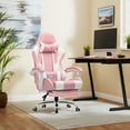 thumbnail image 5 of Alvantor Gaming Chair with Massage Lumbar Support & Footrest, Ergonomic Office Chair Pink White, 400LB, 5 of 5