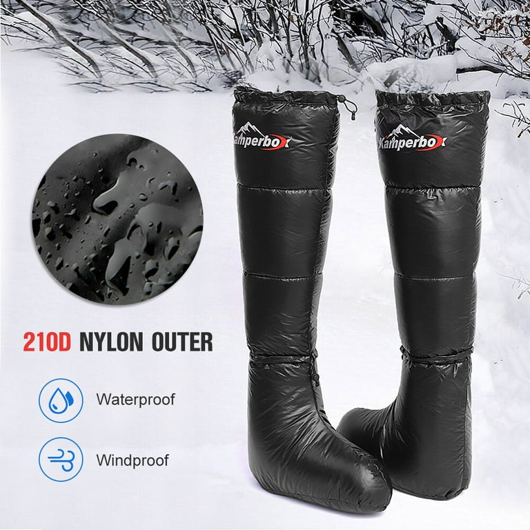 Kamperbox Down Filled Sleeping Bag Boots Warm and Windproof Footwear for Adventures Walmart